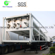 12 Tubes CNG Tube Bundle Container, CNG Auflieger